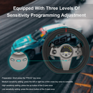 <span class=keywords><strong>Volant</strong></span> de course pour jeux vidéo avec fonction audio, compatible Nintendo <span class=keywords><strong>Switch</strong></span>, Xbox One, PS3, PS4, PC - Product Image 5