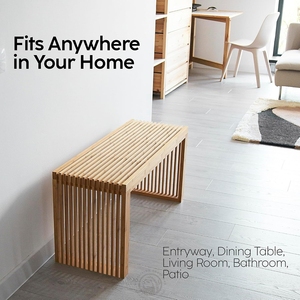 <span class=keywords><strong>Banc</strong></span> <span class=keywords><strong>de</strong></span> <span class=keywords><strong>salle</strong></span> à manger intérieur moderne en bambou pour entrée chambre <span class=keywords><strong>salle</strong></span> <span class=keywords><strong>de</strong></span> <span class=keywords><strong>bain</strong></span> ou cuisine tabouret <span class=keywords><strong>de</strong></span> <span class=keywords><strong>rangement</strong></span> en bois polyvalent pour usage domestique - Product Image 5
