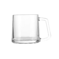Mug en verre transparent Hxglass avec poignée, design moderne et minimaliste, tasse à boire pour bière pression, thé, lait, bubble tea et jus
