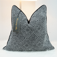 18x18 20x20 Premium vente en gros de luxe coton coupe velours décembre maison coussin oreiller housse de coussin taille personnalisée