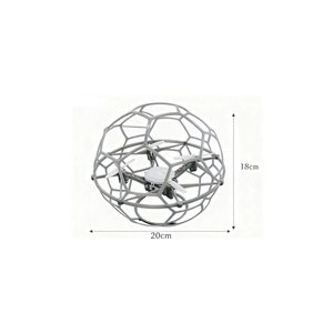 Beginner-friendly Quadcopter Soccer Drone Aerial Aircraft Model with Spherical Ball for Competitions - Product Image 4