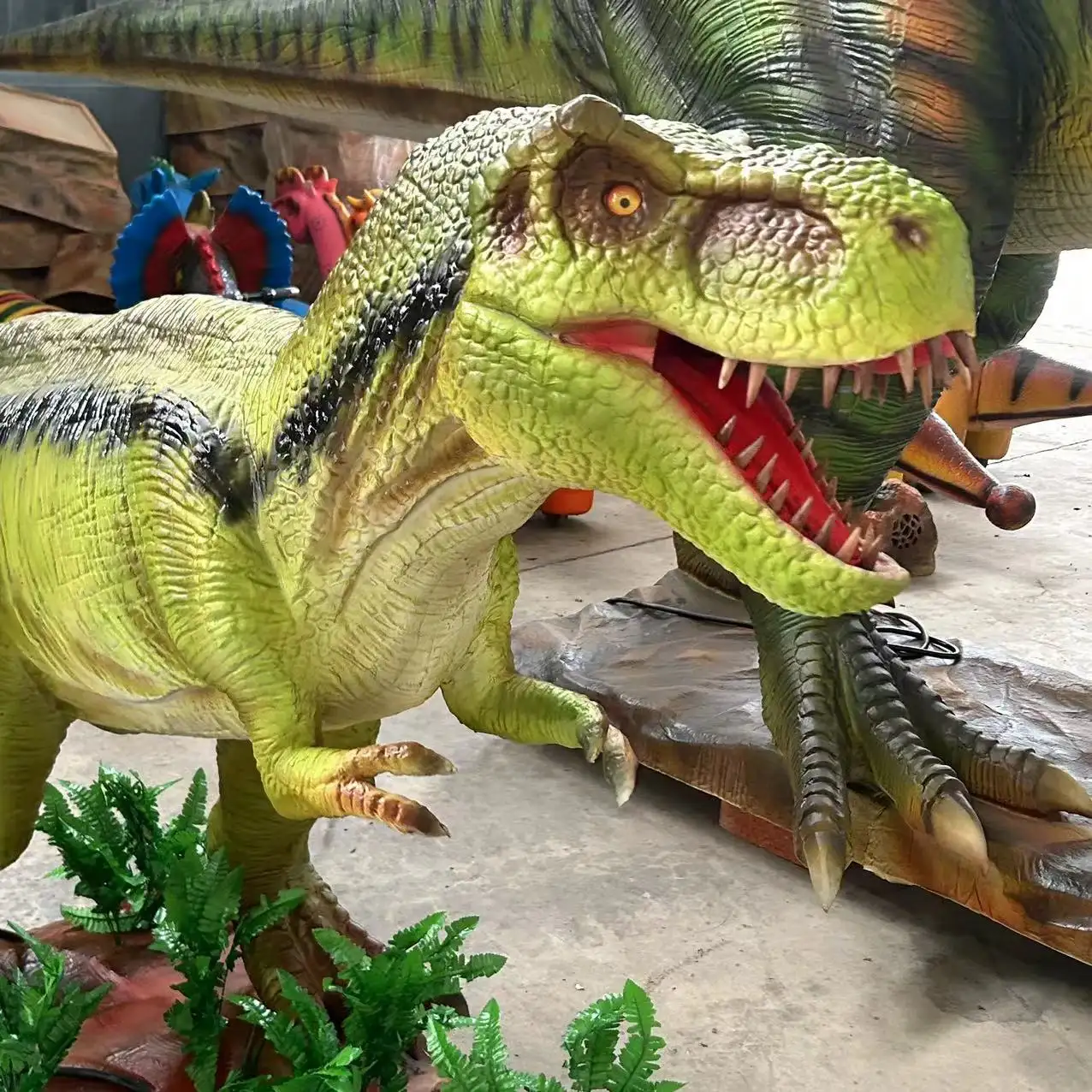 T.rex Lebensgroße Roboter Dinosaurier Themenpark Animatronic Modelle zu verkaufen