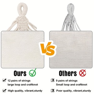 Oem Brazil macrame Fringe 2 người đôi Deluxe võng đu Net ghế cho bãi biển sân phòng ngủ Patio hiên trong nhà ngoài trời - Product Image 2