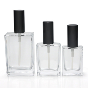 Luxury 30ml 50ml 100ml Empty Flat Shoulder square clear <strong>Perfume</strong> <strong>Atomizer</strong> Fine Mist 30 ml 100 ml Glass Spray Bottle for <strong>Perfume</strong> - Product Image 3