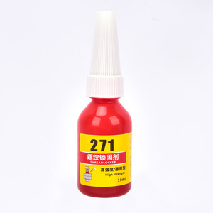 271 <b>Threadlocker</b> Adhesive 10ml High Strength For Threaded Locking Plastic Bottle - Product Image 2