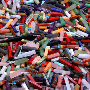 หินคริสตัลธรรมชาติขายส่ง งานฝีมือคริสตัล โรสควอตซ์ คริสตัลพอยท์ทาวเวอร์ แท่งอะเมทิสต์ - Product Image 5