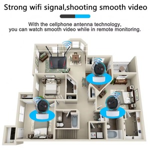 Caméra Intelligente Tuya à Succès – Vision Nocturne HD, Détection de Mouvement, Zoom Optique Fixe, Contrôle via Smartphone, Sans Fil WiFi pour la Maison - Product Image 3