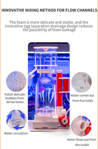 Écumeur de protéines Zksj pour <span class=keywords><strong>aquarium</strong></span>, fractionneur de mousse, éliminateur d'azote, construction robuste et durable, matériau anti-corrosion - Product Image 4