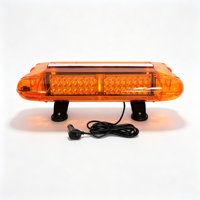 Barre lumineuse d'avertissement LED mini stroboscopique 120W, fixation magnétique, indice de protection IP65, balise lumineuse, boîtier en alliage d'aluminium PC, plusieurs couleurs, 12-24V