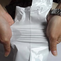 Enveloppe en plastique unie sacs de courrier en plastique auto-scellants sac d'expédition express imprimé pour sous-vêtements chaussettes chocolat