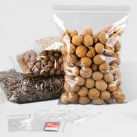 Sacs à fermeture éclair en plastique LDPE de haute qualité, réutilisables, transparents, à haute épaisseur, isolants, antibactériens, sur mesure