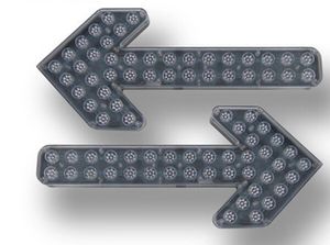 Segnali stradali led freccia segnale luminoso freccia lampeggiante - Product Image 6