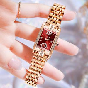 <span class=keywords><strong>Montre</strong></span>-Bracelet de Luxe ZIDO pour <span class=keywords><strong>Femme</strong></span>, Boîtier <span class=keywords><strong>Rectangulaire</strong></span> Argenté, Bracelet en Acier, Mouvement Quartz, <span class=keywords><strong>Montre</strong></span> pour Dames - Product Image 6