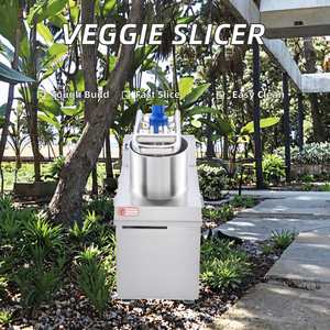 Cortador de Verduras de Acero Inoxidable, Rallador de Patatas, Cebollas, Rábanos, Zanahorias, Pepinos, Plátanos, Motor de 250W, 110V/220V, para Frutas y Verduras - Product Image 3