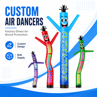 Danseurs gonflables multicolores personnalisables - Idéaux pour le marketing commercial, les expositions événementielles et les présentations de figurines gonflables