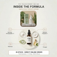 Sérum capillaire purifiant aux peptides pour la croissance des cheveux, favorise des cheveux plus épais et plus forts, nourrit le cuir chevelu, revitalise les follicules, OEM, marque privée, vente en gros