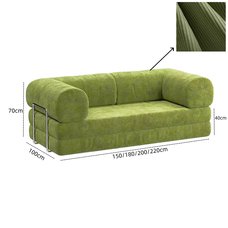 Vert [velours côtelé]