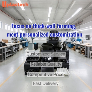กล่องหุ้มพลาสติกขึ้นรูปสุญญากาศแบบมืออาชีพ Uplastech U036 วัสดุ ABS PP PE <span class=keywords><strong>PC</strong></span> PMMA ตัดพลาสติกได้ รับรองมาตรฐาน ISO 9001 50 ชิ้น - Product Image 4