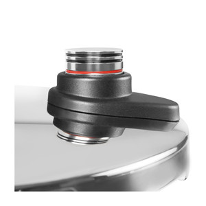 Pentola a pressione in acciaio inox da 6 litri con coperchio e maniglia per cottura rapida - Product Image 2