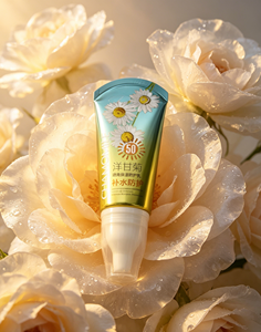 <span class=keywords><strong>Tubo</strong></span> Spremibile in PE <span class=keywords><strong>Verde</strong></span> Metallizzato Personalizzato con Tappo Applicatore OEM 70g per Confezione Cosmetica di Lozione Idratante Protettiva - Product Image 2