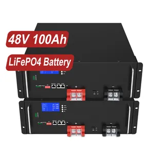 YABO LiFePO4 Lithium 51.2V 5kwh 7kwh 10kwh 15kw Solar Home Energy Storage Base Station UPS Power Tool 48V 100Ah LiFePO4 Battery