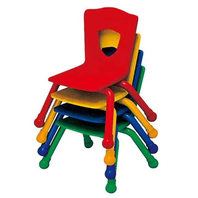 Chaise en plastique pour enfant de maternelle, colorée, bon marché, prix d'usine