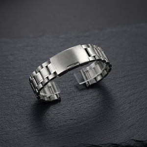 Metal <b>Strap</b> GD007 Silver Water Resistant High Quality Classic Fashion Stainless Steel Unisex Watch Bracelet <b>Strap</b> 16-24mm Custom - Product Image 3