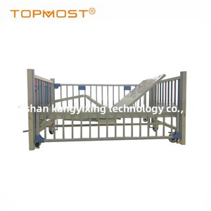 Cama de Hospitalización Pediátrica de Doble Mecanismo, Totalmente Cerrada, Modelo Manual YK-M108B 1600x770x500mm para Hospitales de Emergencias Pediátricas - Product Image 4