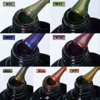 Vente en gros de vernis gel yeux de chat fruits colorés vernis à ongles UV étiquette privée OEM 15ml vernis gel longue durée