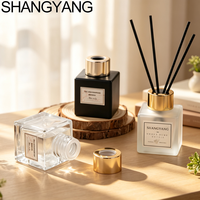 Flacon diffuseur de parfum décoratif de luxe pour la maison, 50 ml, flacons d'aromathérapie vides avec bouchon à vis, en stock