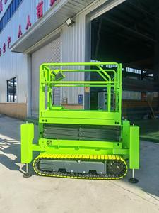 क्रॉलर व्हील मोबाइल कैंची लिफ्ट छोटे इलेक्ट्रिक हाइड्रोलिक लिफ्ट प्लेटफॉर्म मिनी होम मोबाइल - Product Image 2