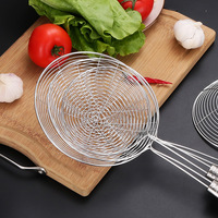 Saringan Minyak Stainless Steel, Alat Dapur, Penyaring Gorengan, Saringan Laba-laba