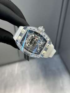 Montre mécanique de luxe haut de gamme Top Factory Tourbillon 56-01 en cristal avec saphir, montre tonneau tendance - Product Image 3