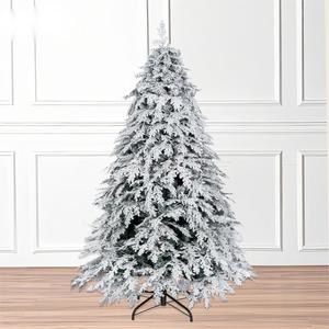 <span class=keywords><strong>Sapin</strong></span> de Noël floqué blanc, luxueux <span class=keywords><strong>sapin</strong></span> de Noël en <span class=keywords><strong>sapin</strong></span> de cyprès dense et enneigé, décoration de Noël, arbre nu. - Product Image 3
