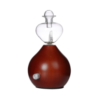 Diffuseur d'arômes silencieux à brancher avec base en bois, atomiseur d'huiles essentielles sans eau pour spa et yoga