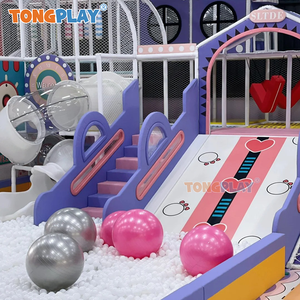 École commerciale <span class=keywords><strong>château</strong></span> vilain aire de jeux enfants jouer au sol centre piscine de sable intérieure pour les enfants - Product Image 3