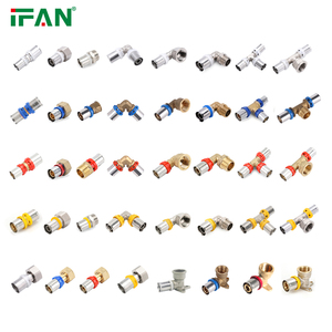Raccords de tuyauterie PEX eau chaude et froide IFAN, connecteurs de tuyauterie PEX-AL, raccords à sertir en <span class=keywords><strong>laiton</strong></span> pour PEX - Product Image 1