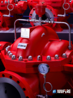 Pompe de lutte contre l'incendie à boîtier divisé certifiée UL/FM 1250 gpm avec moteur diesel 86hp-469hp