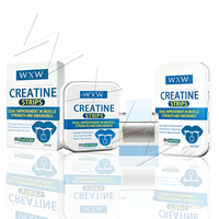 Bandes de film orales pré-entraînement, créatine, protéines de lactosérum, caféine, énergie, électrolytes, nutrition sportive, dissolution instantanée