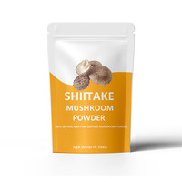 Gel-séché-champignon shiitake et poudre de shiitake Personnalisation