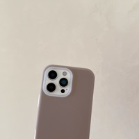 Coque de protection magnétique en silicone de luxe effet gelée, sensation peau, demi-couverture pour iPhone 17 Air 16 15 Pro Max