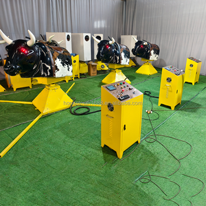 Macchina Gonfiabile per Giochi di Equitazione su Toro, Attrezzatura per Rodeo Meccanico Commerciale in Vendita - Product Image 3