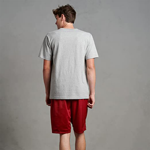 Pantalones cortos deportivos de entrenamiento de malla para hombre de alta calidad al por mayor, pantalones cortos de gimnasio ecológicos con malla transpirable sin bolsillos OEM - Product Image 3