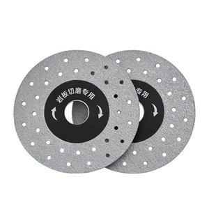 Disque de coupe diamanté ultra-mince de 1,0 mm, brasé sous vide, à pores, pour meuleuse d'angle, pour la découpe de dalles de roche, de pierre et de carreaux de céramique - Product Image 3