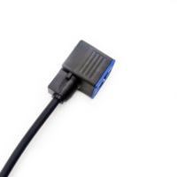 Vanne Solénoïde 24V DC 3+PE avec Connecteur de Câble PUR Étanche IP67, Longueur 3m, 100% Authentique, En Stock pour Applications Industrielles