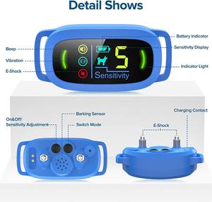 2025 mejor IP67 <span class=keywords><strong>Shock</strong></span> <span class=keywords><strong>Dog</strong></span> Anti Barking Collar Humane <span class=keywords><strong>Dog</strong></span> Anti Bark Collar buena herramienta para el control de ladridos - Product Image 3