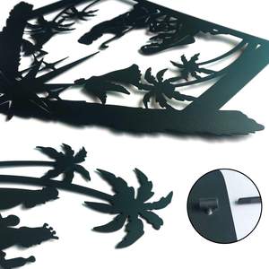 Estaca de metal LED impermeable Santa iluminado Natividad decoraciones al aire libre patio decoración adecuada para jardín césped Patio - Product Image 5