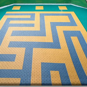 PP Suspended Flooring Interlocking Floor Tiles Non-slip Wear-resistant for School <b>Playground</b> Sports Court Kindergarten - Product Image 1