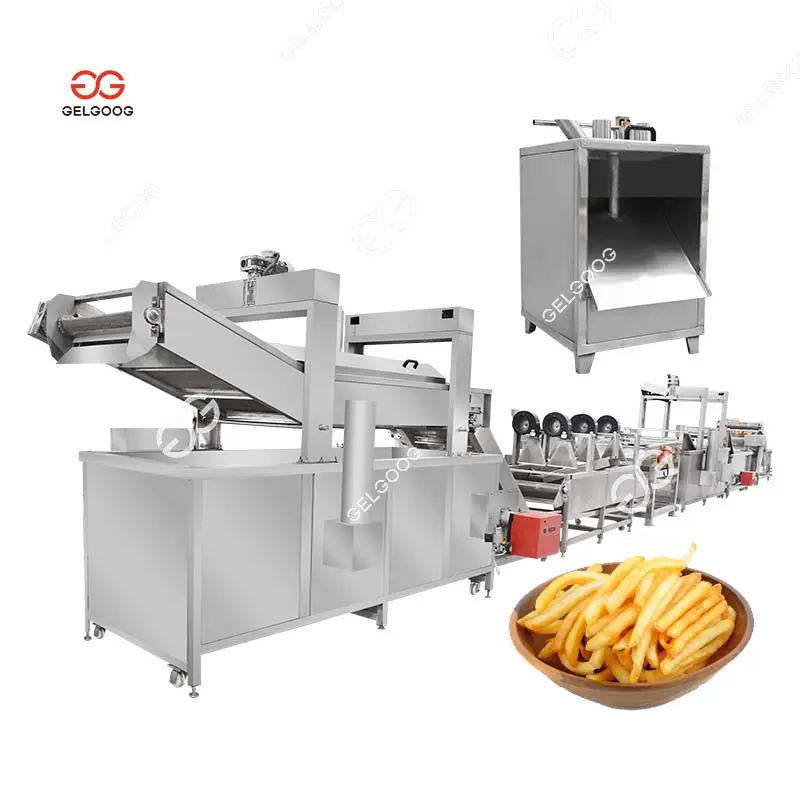 Group 500Kg/H Frozen French Fries Production Line Prices Fried Chips Making Machine Potato