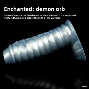 Manchon pénien unisexe en silicone liquide, creux, à motif dents de loup, pour l'agrandissement et l'épaississement, souple et flexible, article d'exportation le plus vendu - Product Image 3